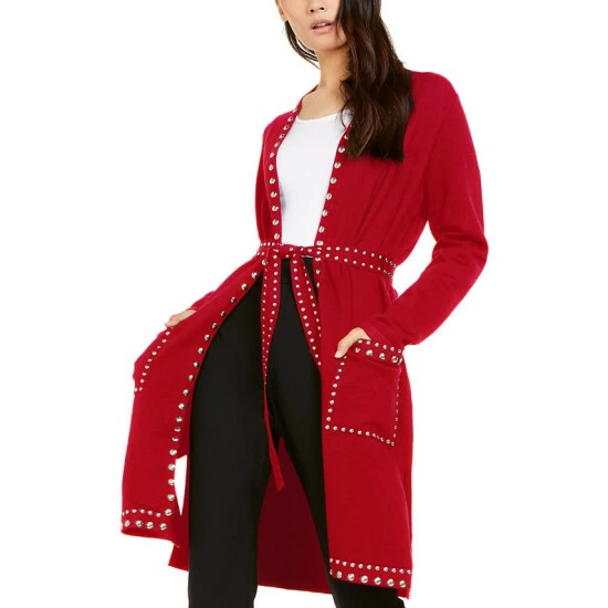 Outlet โญ INC International Concepts Petite Studded Completer Cardigan Sweater, Created For Macy's Real Red ๐ฅฐ 3 Outlet โญ INC International Concepts Petite Studded Completer Cardigan Sweater, Created For Macy's Real Red ๐ฅฐ