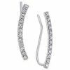 Discount 🌟 INC International Concepts Silver-Tone Pavé Crystal Ear Climbers, Created For Macy's ❤️ -Inc International Sales unnamed file 2689