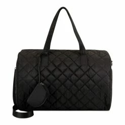 Hot Sale ๐ INC International Concepts Breeah Quilted Weekender, Created For Macy's Black ๐