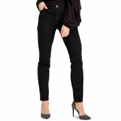 Top 10 ๐ฏ INC International Concepts Petite Mid Rise Skinny ๐ Jeans, Created For Macy's Deep Black โ