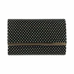Budget ๐ INC International Concepts Caitlin Microstone Clutch, Created For Macy's Black Mesh โค๏ธ