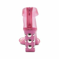 Promo 🤩 INC International Concepts 👩 Women's Makenna Two-Piece Clear Vinyl 👗 Dress 🩴 Sandals, Created For Macy's Hot Pink Stud 🛒 -Inc International Sales unnamed file 2793