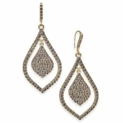 Cheapest ๐ INC International Concepts Gold-Tone Crystal Drop Earrings, Created For Macy's โค๏ธ