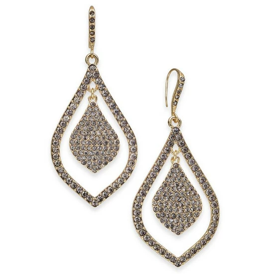 Cheapest 🔔 INC International Concepts Gold-Tone Crystal Drop Earrings, Created For Macy's ❤️ 3 Cheapest 🔔 INC International Concepts Gold-Tone Crystal Drop Earrings, Created For Macy's ❤️