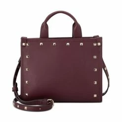 Hot Sale ๐ INC International Concepts Caitlinn Small Studded Crossbody, Created For Macy's Dark Cherry ๐