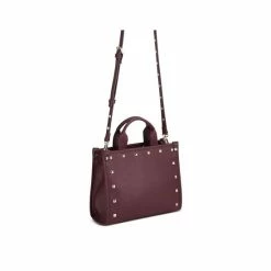 Hot Sale 🎉 INC International Concepts Caitlinn Small Studded Crossbody, Created For Macy's Dark Cherry 🎁 -Inc International Sales unnamed file 2841