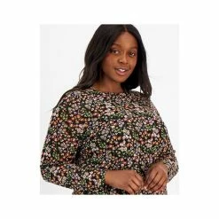 New 💯 INC International Concepts Plus Size Printed Mesh Top, Created For Macy's Diana Ditsy 🎁 -Inc International Sales unnamed file 2847