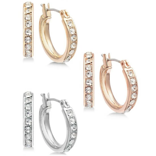 Wholesale โ๏ธ INC International Concepts Tri-Tone Metal 3-Pc. Small Hoop Earrings Set, Created For Macy's ๐ 3 Wholesale โ๏ธ INC International Concepts Tri-Tone Metal 3-Pc. Small Hoop Earrings Set, Created For Macy's ๐