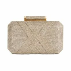 Best deal ๐งจ INC International Concepts Lindsayy XX Lurex Clutch, Created For Macy's Gold/gold ๐
