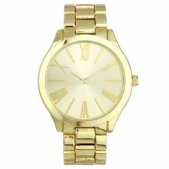 Promo ๐คฉ INC International Concepts ๐ฉ Women's Gold-Tone Bracelet โ Watch 42mm, Created For Macy's โ๏ธ