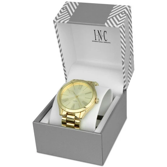 Promo 🤩 INC International Concepts 👩 Women's Gold-Tone Bracelet ⌚ Watch 42mm, Created For Macy's ✔️ 7 Promo 🤩 INC International Concepts 👩 Women's Gold-Tone Bracelet ⌚ Watch 42mm, Created For Macy's ✔️ - Image 5