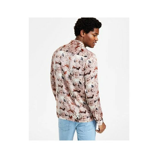 Budget ๐งจ INC International Concepts Men's Classic-Fit Long Sleeve Sprig Print Camp ๐ Shirt, Created For Macy's Baby Fawn ๐ฅ 4 Budget ๐งจ INC International Concepts Men's Classic-Fit Long Sleeve Sprig Print Camp ๐ Shirt, Created For Macy's Baby Fawn ๐ฅ - Image 2