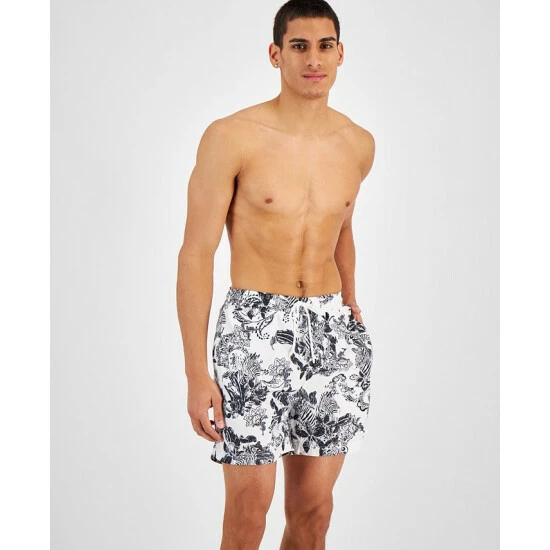 Wholesale ๐งจ INC International Concepts Men's Zebra 5 Board Shorts, Created For Macy's White ๐ 3 Wholesale ๐งจ INC International Concepts Men's Zebra 5 Board Shorts, Created For Macy's White ๐