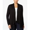 Cheap 🤩 INC International Concepts Plus Size Draped Cardigan, Created For Macy's Black 🎁 -Inc International Sales unnamed file 2873