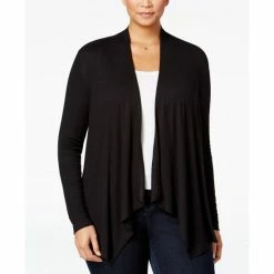 Cheap ๐คฉ INC International Concepts Plus Size Draped Cardigan, Created For Macy's Black ๐