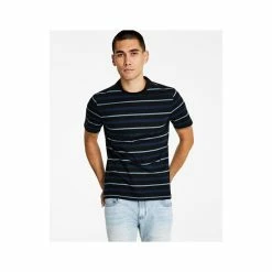 Wholesale ⭐ INC International Concepts Men's Owen Classic-Fit Stripe T-Shirt, Created For Macy's Deep Black 👍 -Inc International Sales unnamed file 2881