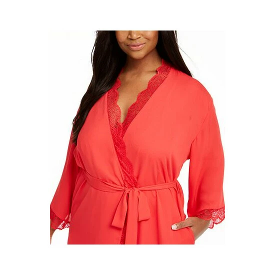 Best reviews of ๐ INC International Concepts Plus Size Lace-Trim Chiffon Wrap Robe, Created For Macy's Deep Black ๐ 5 Best reviews of ๐ INC International Concepts Plus Size Lace-Trim Chiffon Wrap Robe, Created For Macy's Deep Black ๐ - Image 3