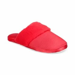New 🥰 INC International Concepts 👩 Women's Faux-Fur-Trim Boxed Slippers, Created For Macy's Dark Forest 😍