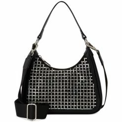 Discount 😉 INC International Concepts Zaree Grid Hotfix Crossbody, Created For Macy's Black Grid Htfx ⌛