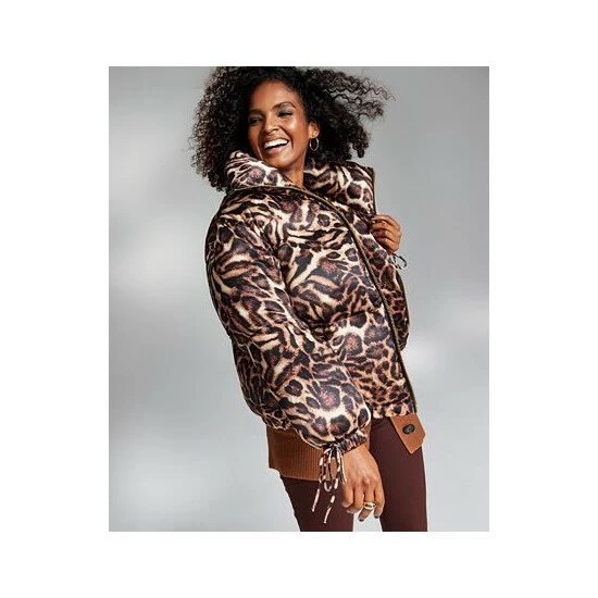 Discount ๐ INC International Concepts Ade Samuel For INC ๐ฉ Women's Animal-Print Tie-Cuff Puffer Jacket, Created For Macy's Bella Animal ๐ 5 Discount ๐ INC International Concepts Ade Samuel For INC ๐ฉ Women's Animal-Print Tie-Cuff Puffer Jacket, Created For Macy's Bella Animal ๐ - Image 3