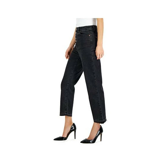 Cheapest ๐ INC International Concepts ๐ฉ Women's High-Rise Button-Fly Straight-Leg ๐ Jeans, Created For Macy's Black ๐งจ 5 Cheapest ๐ INC International Concepts ๐ฉ Women's High-Rise Button-Fly Straight-Leg ๐ Jeans, Created For Macy's Black ๐งจ - Image 3