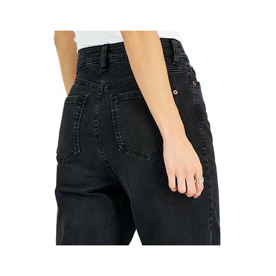 Cheapest ๐ INC International Concepts ๐ฉ Women's High-Rise Button-Fly Straight-Leg ๐ Jeans, Created For Macy's Black ๐งจ 8 Cheapest ๐ INC International Concepts ๐ฉ Women's High-Rise Button-Fly Straight-Leg ๐ Jeans, Created For Macy's Black ๐งจ - Image 6
