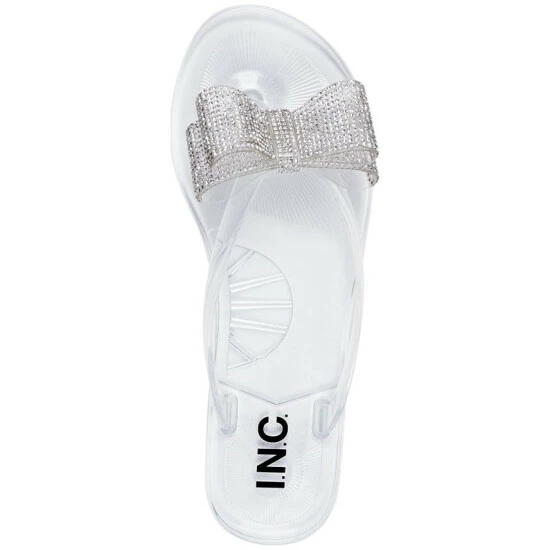 Cheapest โ INC International Concepts Madena Bow Jelly ๐ฉด Sandals, Created For Macy's Clear Bling ๐ 6 Cheapest โ INC International Concepts Madena Bow Jelly ๐ฉด Sandals, Created For Macy's Clear Bling ๐ - Image 4