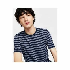 Best Sale ⭐ INC International Concepts Men's Striped Slub T-Shirt, Created For Macy's Port 🎁 -Inc International Sales unnamed file 2971