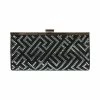 Hot Sale 😍 INC International Concepts Lexy Minaudiere Clutch, Created For Macy's Black/white Geo ⌛ -Inc International Sales unnamed file 2985