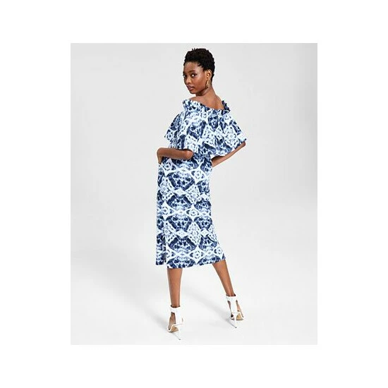 Hot Sale โ INC International Concepts ๐ฉ Women's Cotton Tie-Dyed ๐ Dress, Created For Macy's Dia Dye Cm ๐ฅ 4 Hot Sale โ INC International Concepts ๐ฉ Women's Cotton Tie-Dyed ๐ Dress, Created For Macy's Dia Dye Cm ๐ฅ - Image 2