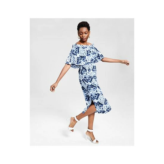 Hot Sale โ INC International Concepts ๐ฉ Women's Cotton Tie-Dyed ๐ Dress, Created For Macy's Dia Dye Cm ๐ฅ 5 Hot Sale โ INC International Concepts ๐ฉ Women's Cotton Tie-Dyed ๐ Dress, Created For Macy's Dia Dye Cm ๐ฅ - Image 3