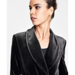 Inc International Sales 31 Hot Sale 👏 INC International Concepts Velvet Wrap Blazer, Created For Macy's Royal Velvet W ✨