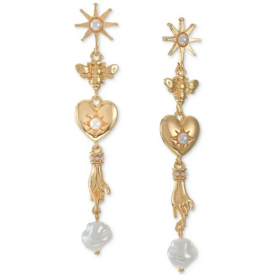 Cheap ๐ฏ INC International Concepts Gold-Tone Imitation Pearl Mixed Charm Linear Drop Earrings, Created For Macy's White ๐ฏ 3 Cheap ๐ฏ INC International Concepts Gold-Tone Imitation Pearl Mixed Charm Linear Drop Earrings, Created For Macy's White ๐ฏ