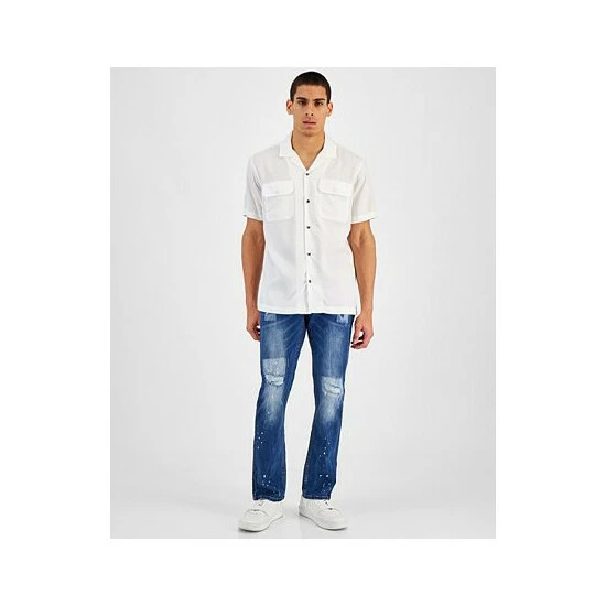Coupon โค๏ธ INC International Concepts Men's Utility Camp ๐ Shirt, Created For Macy's White Pure ๐ 5 Coupon โค๏ธ INC International Concepts Men's Utility Camp ๐ Shirt, Created For Macy's White Pure ๐ - Image 3