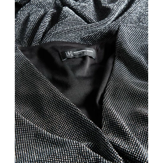 Coupon ✔️ INC International Concepts Metallic Belted Jumpsuit, Created For Macy's Black Lurex 🔥 7 Coupon ✔️ INC International Concepts Metallic Belted Jumpsuit, Created For Macy's Black Lurex 🔥 - Image 5