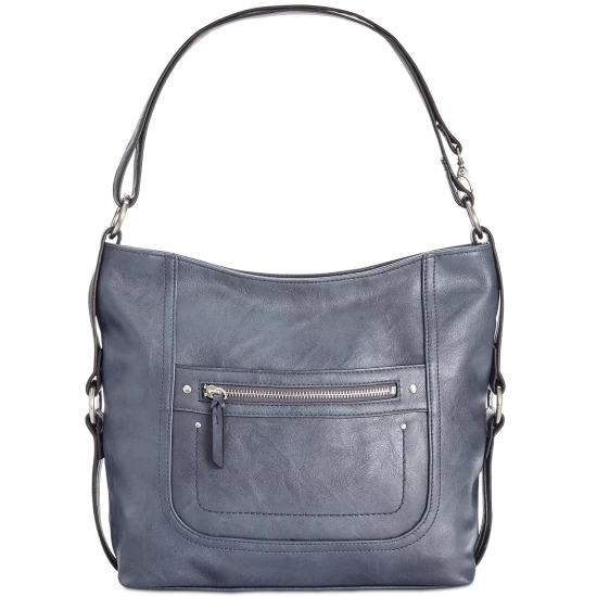 Best Pirce 👍 INC International Concepts Riverton Hobo, Created For Macy's Navy/silver 🎉 5 Best Pirce 👍 INC International Concepts Riverton Hobo, Created For Macy's Navy/silver 🎉 - Image 3