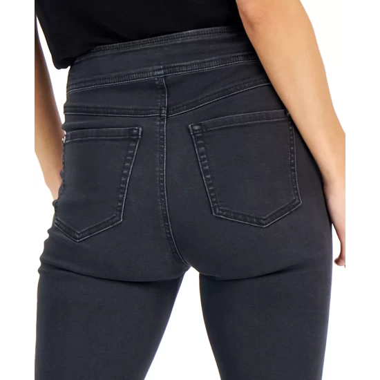 Hot Sale โ๏ธ INC International Concepts ๐ฉ Women's Pull-On Flare-Leg ๐ Jeans, Created For Macy's Washed Black ๐ 9 Hot Sale โ๏ธ INC International Concepts ๐ฉ Women's Pull-On Flare-Leg ๐ Jeans, Created For Macy's Washed Black ๐ - Image 7