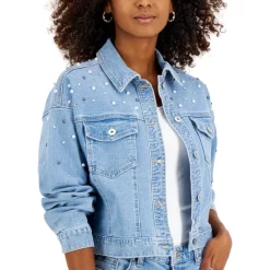 Best Pirce ๐ฏ INC International Concepts ๐ฉ Women's Luxe Embellished Trucker Jacket, Created For Macy's Light Indigo ๐ฏ 9 Best Pirce ๐ฏ INC International Concepts ๐ฉ Women's Luxe Embellished Trucker Jacket, Created For Macy's Light Indigo ๐ฏ -Inc International Sales unnamed file 327