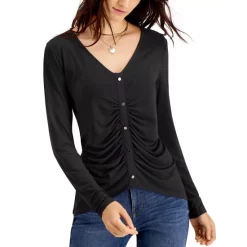 New โค๏ธ INC International Concepts ๐ฉ Women's Ruched Button Detail Long-Sleeve Top, Created For Macy's Deep Black ๐ 6 New โค๏ธ INC International Concepts ๐ฉ Women's Ruched Button Detail Long-Sleeve Top, Created For Macy's Deep Black ๐ -Inc International Sales unnamed file 369