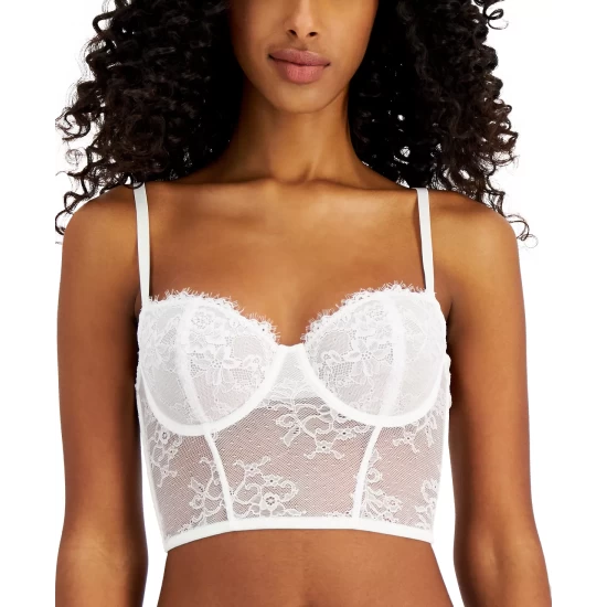 Brand new ๐ INC International Concepts ๐ฉ Women's Lace Bustier Lingerie, Created For Macy's Washed White ๐ 6 Brand new ๐ INC International Concepts ๐ฉ Women's Lace Bustier Lingerie, Created For Macy's Washed White ๐ - Image 4