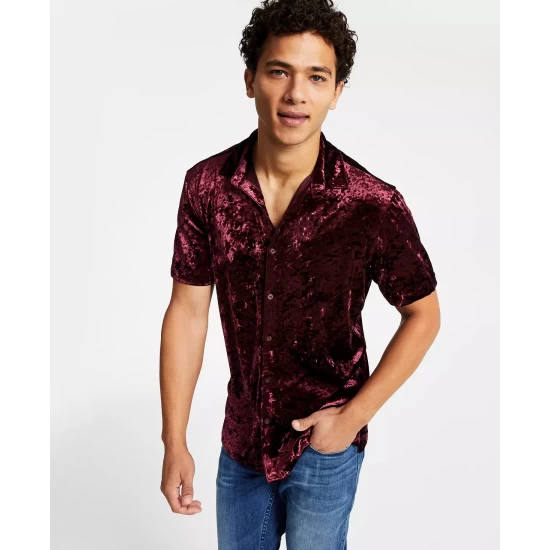 Best deal ๐ฏ INC International Concepts Men's Classic-Fit Crushed Velvet Button-Down ๐ Shirt, Created For Macy's Antique White โค๏ธ 9 Best deal ๐ฏ INC International Concepts Men's Classic-Fit Crushed Velvet Button-Down ๐ Shirt, Created For Macy's Antique White โค๏ธ - Image 7