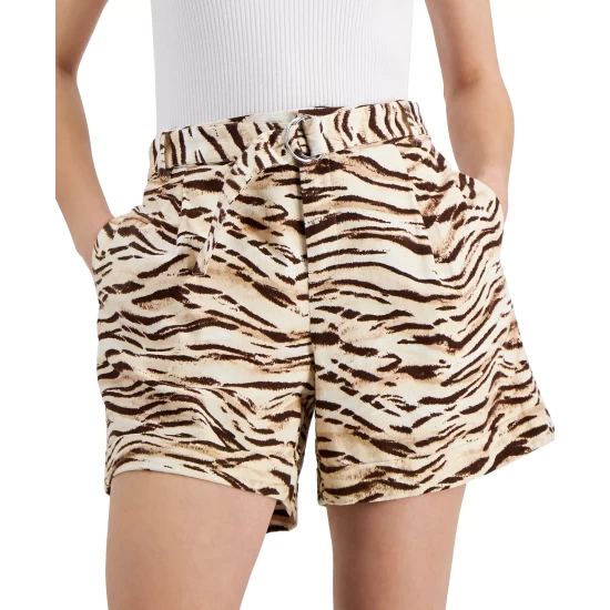 Wholesale โ๏ธ INC International Concepts ๐ฉ Women's High Rise Animal Print Belted Short, Created For Macy's Talia Tiger ๐ฅ 6 Wholesale โ๏ธ INC International Concepts ๐ฉ Women's High Rise Animal Print Belted Short, Created For Macy's Talia Tiger ๐ฅ - Image 4