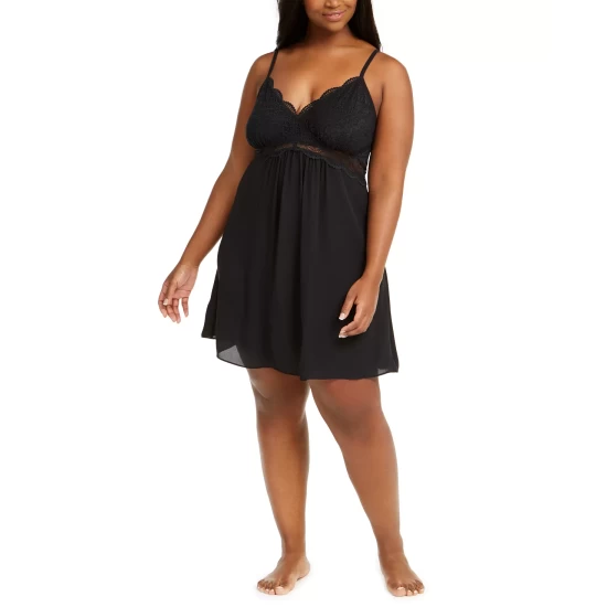 Best reviews of ๐ INC International Concepts Plus Size Lace Chiffon Nightgown, Created For Macy's Deep Black ๐ 4 Best reviews of ๐ INC International Concepts Plus Size Lace Chiffon Nightgown, Created For Macy's Deep Black ๐ - Image 2