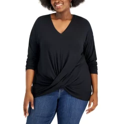 Wholesale โญ INC International Concepts Plus Size Twist Front Top In Print & Solids, Created For Macy's Heather Belle ๐ 12 Wholesale โญ INC International Concepts Plus Size Twist Front Top In Print & Solids, Created For Macy's Heather Belle ๐ -Inc International Sales unnamed file 566