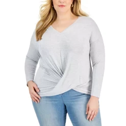 Wholesale โญ INC International Concepts Plus Size Twist Front Top In Print & Solids, Created For Macy's Heather Belle ๐ 14 Wholesale โญ INC International Concepts Plus Size Twist Front Top In Print & Solids, Created For Macy's Heather Belle ๐ -Inc International Sales unnamed file 568