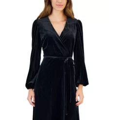 Promo ⭐ INC International Concepts 👩 Women's Faux-Wrap Velour 👗 Dress, Created For Macy's Black 👏 13 Promo ⭐ INC International Concepts 👩 Women's Faux-Wrap Velour 👗 Dress, Created For Macy's Black 👏 -Inc International Sales unnamed file 57