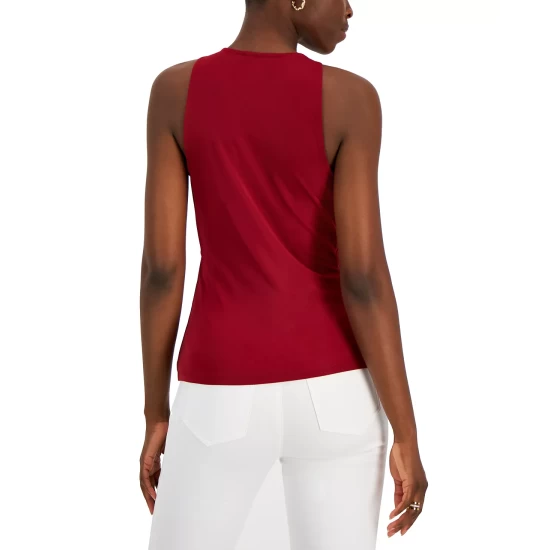 Budget ๐ INC International Concepts ๐ฉ Women's Ruched Keyhole Top, Created For Macy's Ruby Slippers ๐ 5 Budget ๐ INC International Concepts ๐ฉ Women's Ruched Keyhole Top, Created For Macy's Ruby Slippers ๐ - Image 3