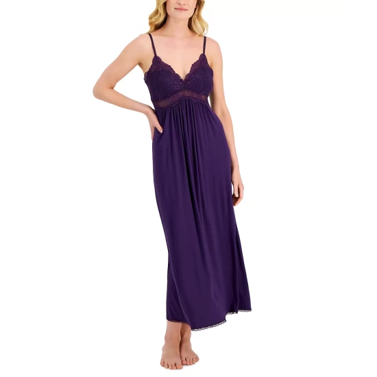 Best deal โ INC International Concepts Knit Lace Cup Long Nightgown Lingerie, Created For Macy's Deep Black ๐ 7 Best deal โ INC International Concepts Knit Lace Cup Long Nightgown Lingerie, Created For Macy's Deep Black ๐ - Image 5