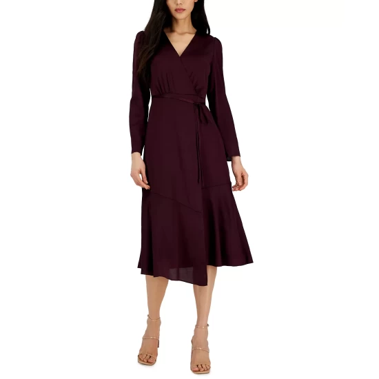 Best Pirce ๐ INC International Concepts ๐ฉ Women's V-Neck Faux-Wrap ๐ Dress, Created For Macy's Potent Purple ๐งจ 8 Best Pirce ๐ INC International Concepts ๐ฉ Women's V-Neck Faux-Wrap ๐ Dress, Created For Macy's Potent Purple ๐งจ - Image 6