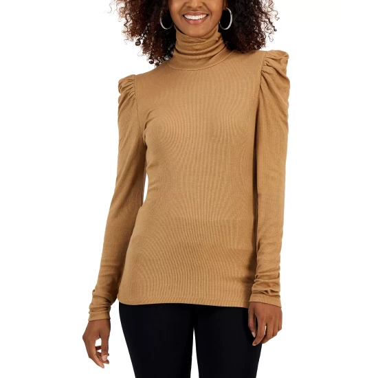 Wholesale ๐ INC International Concepts ๐ฉ Women's Puff-Sleeve Turtleneck Top, Created For Macy's Deep Black ๐ 9 Wholesale ๐ INC International Concepts ๐ฉ Women's Puff-Sleeve Turtleneck Top, Created For Macy's Deep Black ๐ - Image 7